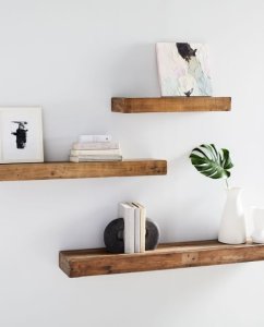 Fixed Bracket Wall Shelves
